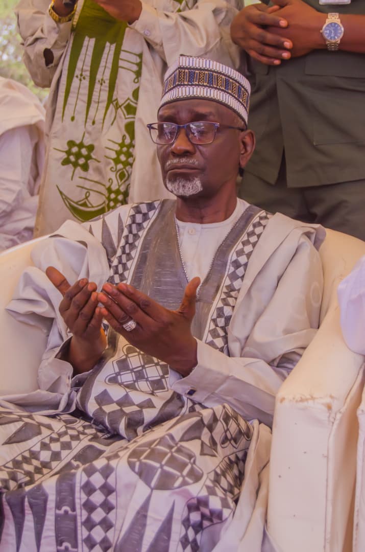 Governor Shekarau at the Kano Government House during his first term.